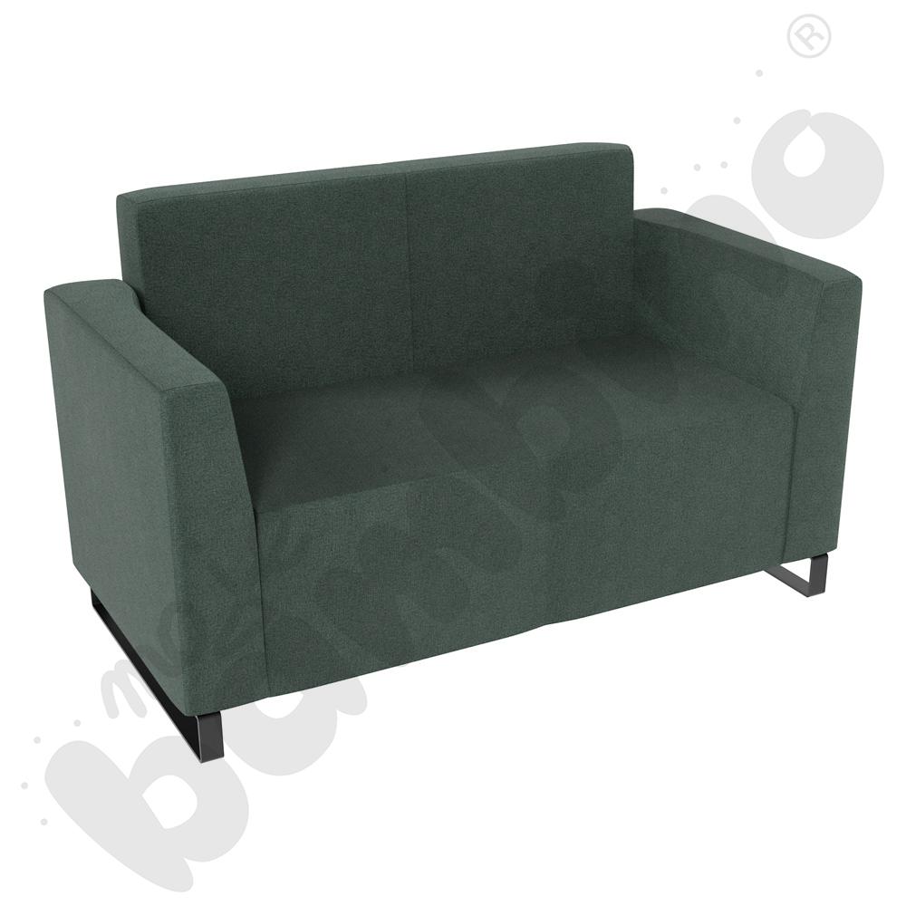 Sofa Universum 2-os. wys. 82 cm, 2 boki niskie, tkanina KG01