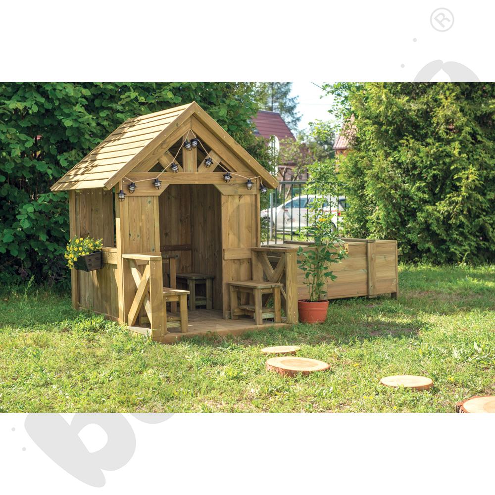 Domek Terra z tarasem, z kotwami Domek Terra z tarasem, z kotwami