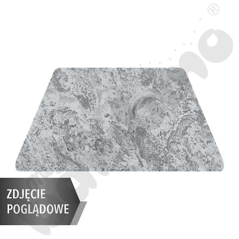 Cichy stół trapezowy 130x70x60x70, szary, rozm. 4