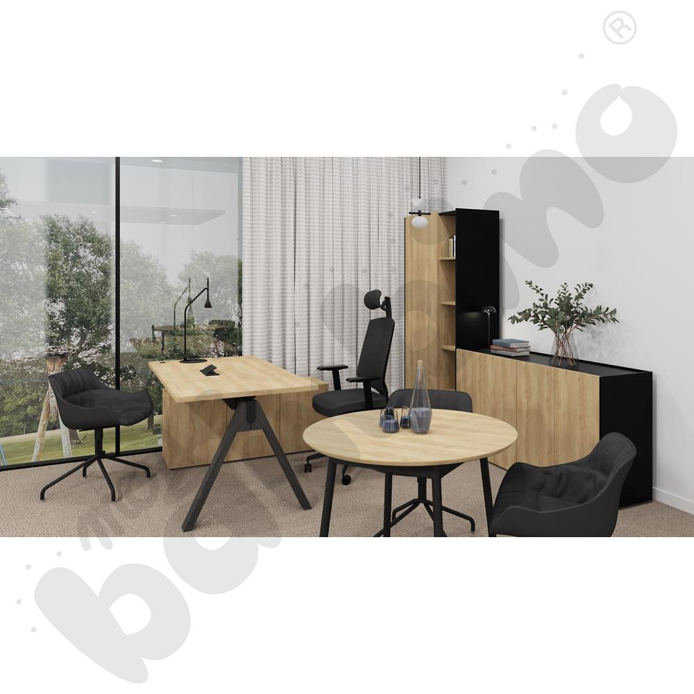 Stół Unit - blat dąb naturalny fornir Stół Unit - blat dąb naturalny fornir