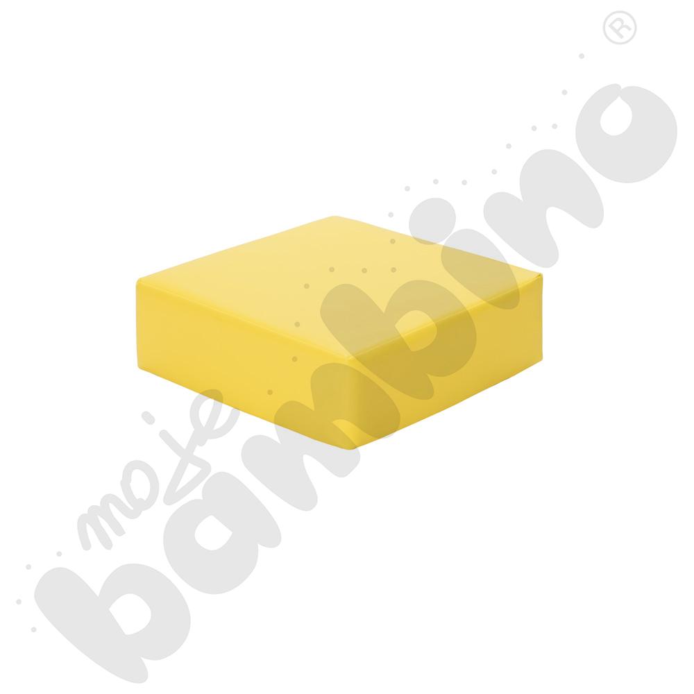 Pufka tęczowa kwadratowa pastelowa cytrynowa Pufka tęczowa kwadratowa pastelowa cytrynowa