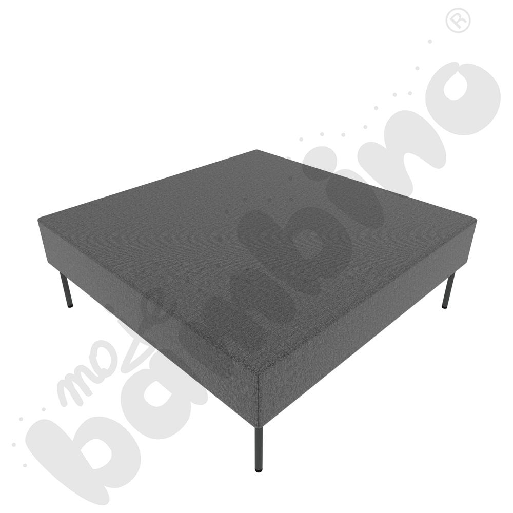 Pufa Versa 120x120 cm z plastikowymi stopkami, stelaż antracytowy, tkanina RO39 Pufa Versa 120x120 cm z plastikowymi stopkami, stelaż antracytowy, tkanina RO39