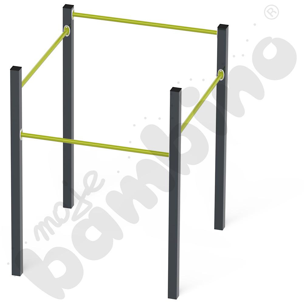 Street workout drążki Lime