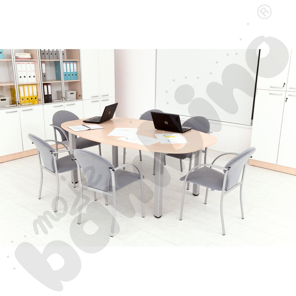 Stół owalny Grande 120 x 200 cm - klon jasny  Stół owalny Grande 120 x 200 cm - klon jasny