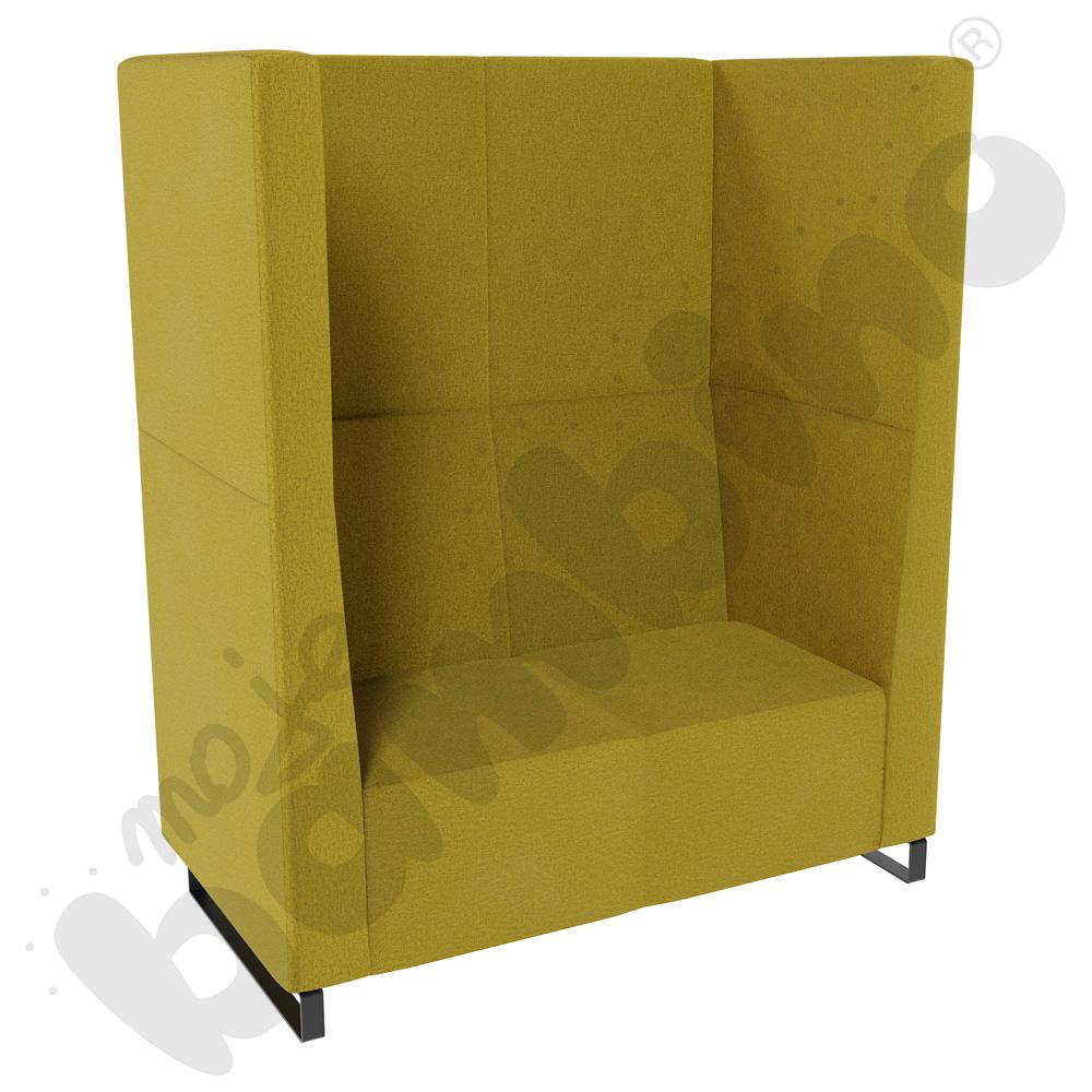 Sofa Universum 2-os. wys. 163 cm, 2 boki wysokie, tkanina KG13