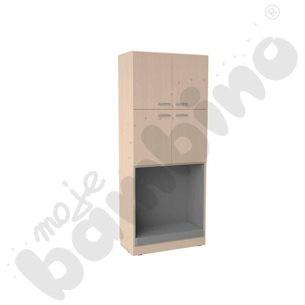 Szafa Grande XXL z siedziskiem 22 cm - klon jasny