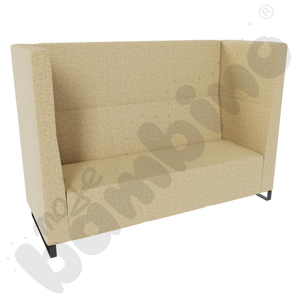 Sofa Universum 3-os. wys. 133 cm, 2 boki średnie, tkanina RO09
