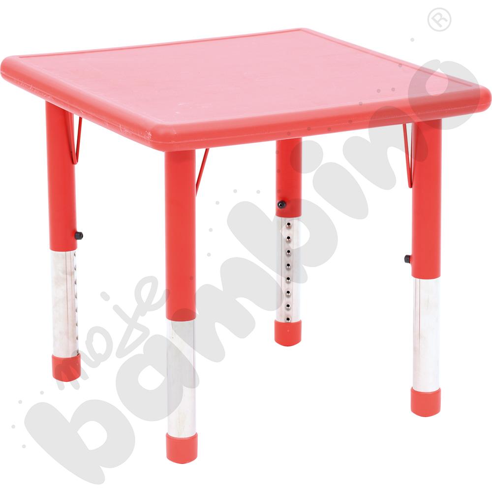 Stół Dumi kwadratowy - czerwony