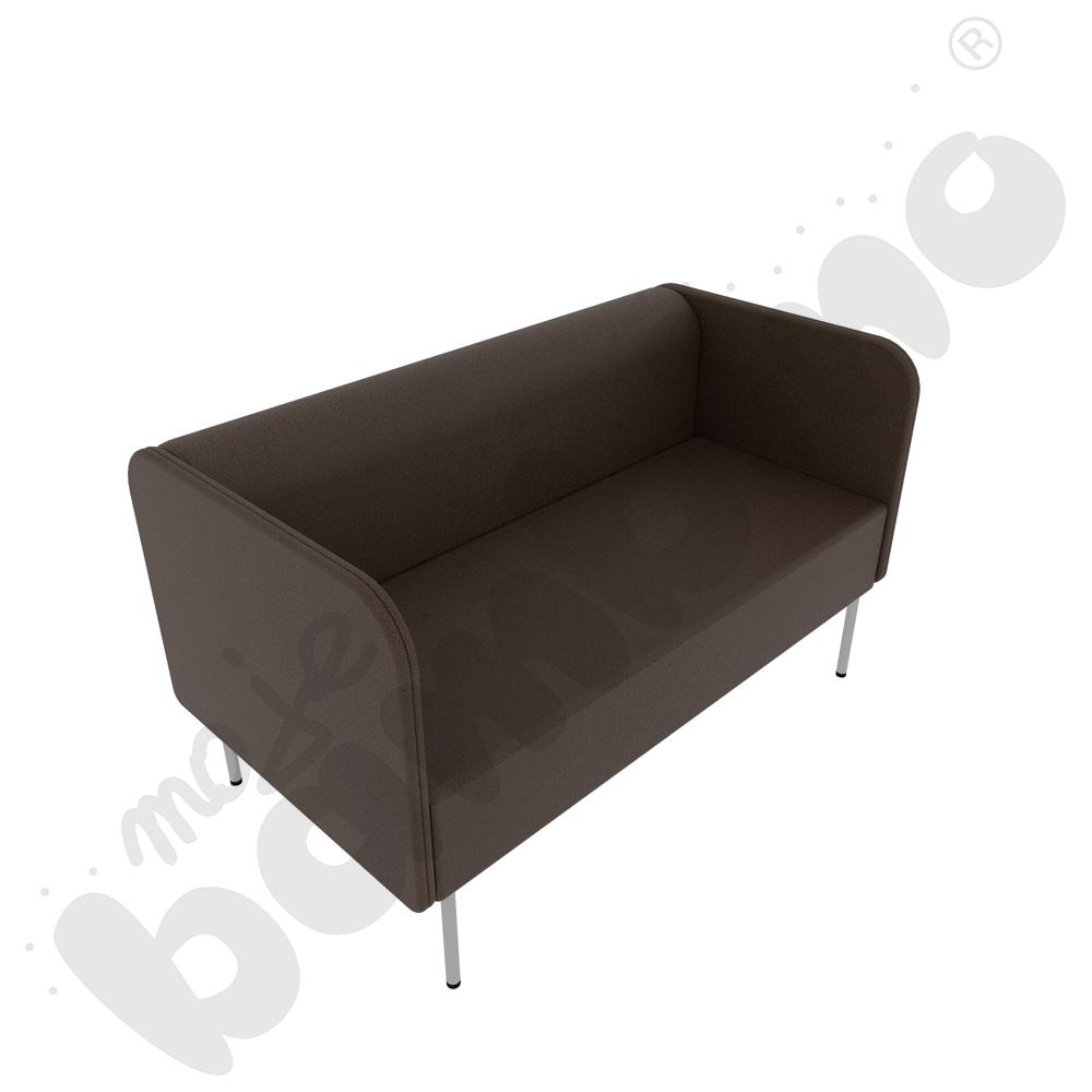 Sofa Versa 2-os. z filcowymi stopkami, stelaż jasnoszary, tkanina BD07 Sofa Versa 2-os. z filcowymi stopkami, stelaż jasnoszary, tkanina BD07