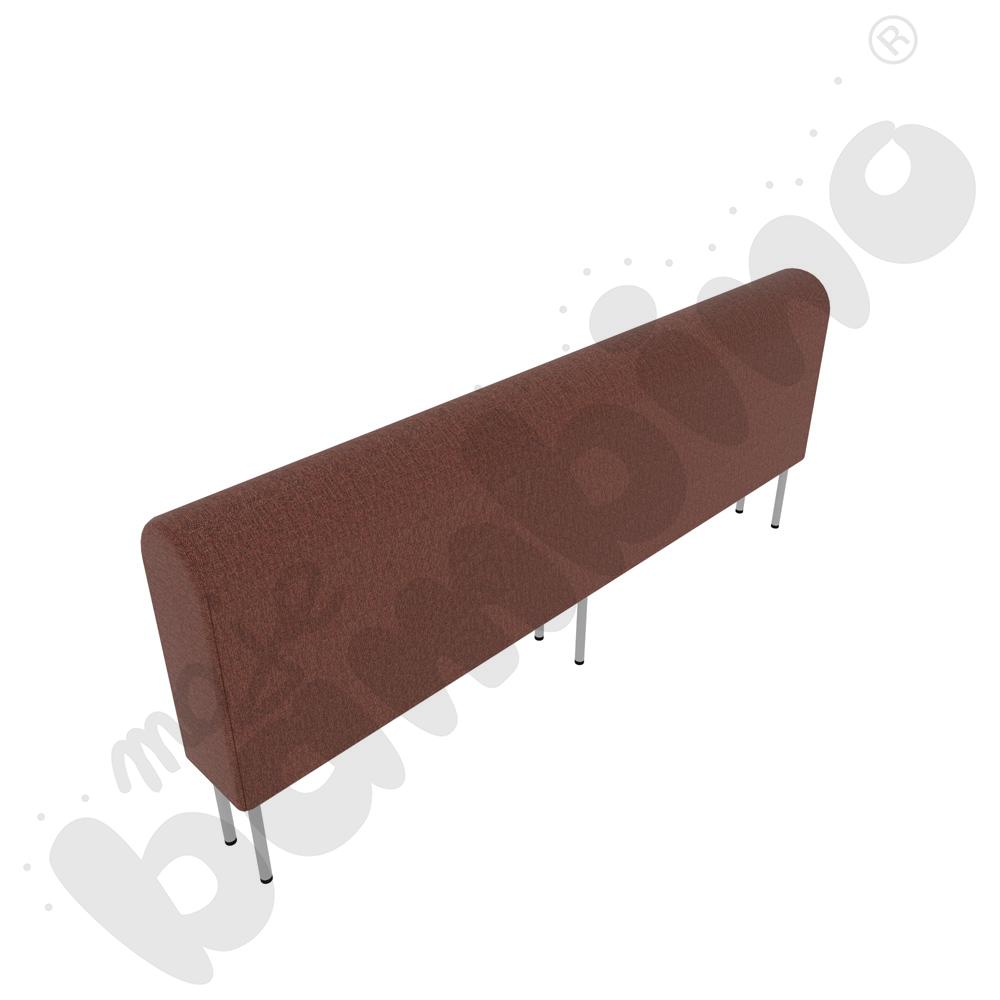 Moduł Versa 180x20x74 cm z plastikowymi stopkami, stelaż jasnoszary, tkanina RO06