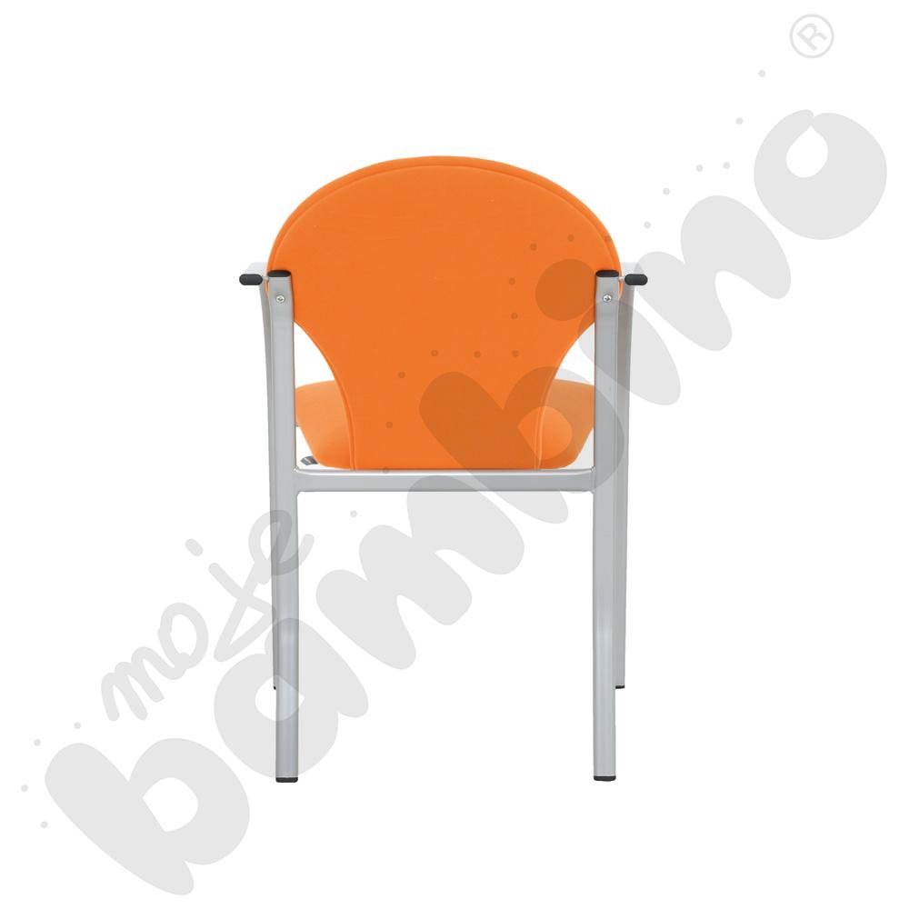 Krzesło Visa alu pomarańczowe
