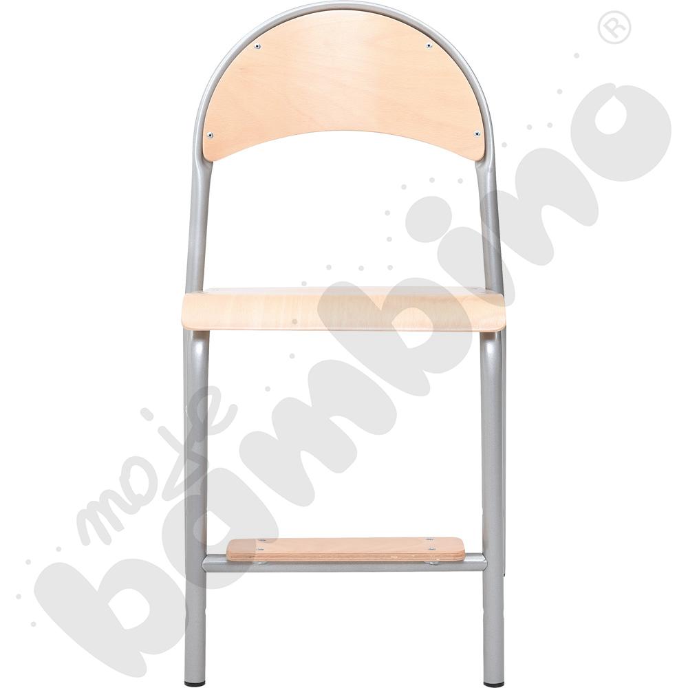 Krzesło P z podnóżkiem rozm. 6 - aluminiowe