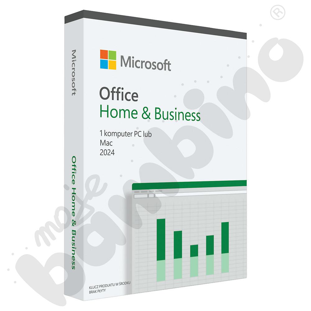Cyfrowy Uczeń - Microsoft Office Home and Business 2024 BOX