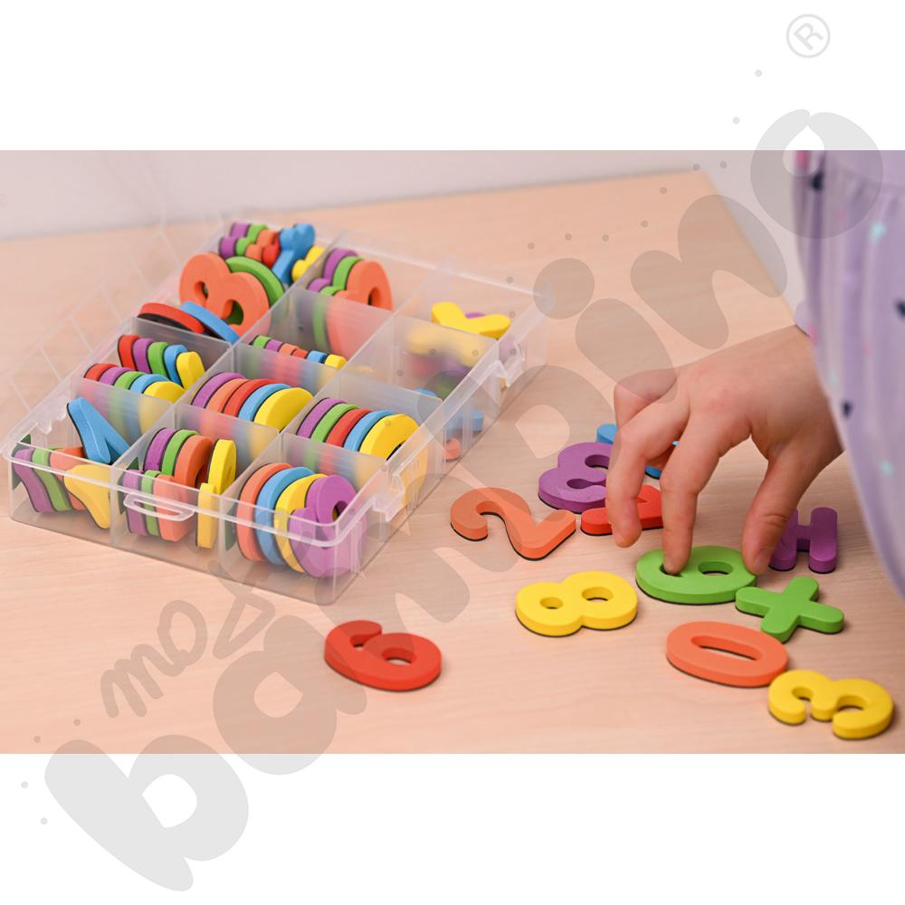 Magnetyczne cyfry i znaki matematyczne