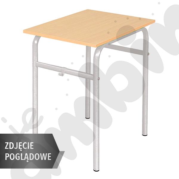 Stół Daniel 70x50 rozm. 7, 1os., stelaż aluminium, blat brzoza, obrzeże ABS, narożniki zaokrąglone