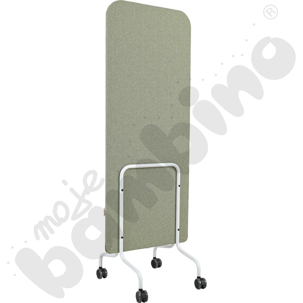 Parawan Versa 60x170 cm z kółkami na twardą powierzchnię, stelaż jasnoszary, tkanina RO27 Parawan Versa 60x170 cm z kółkami na twardą powierzchnię, stelaż jasnoszary, tkanina RO27