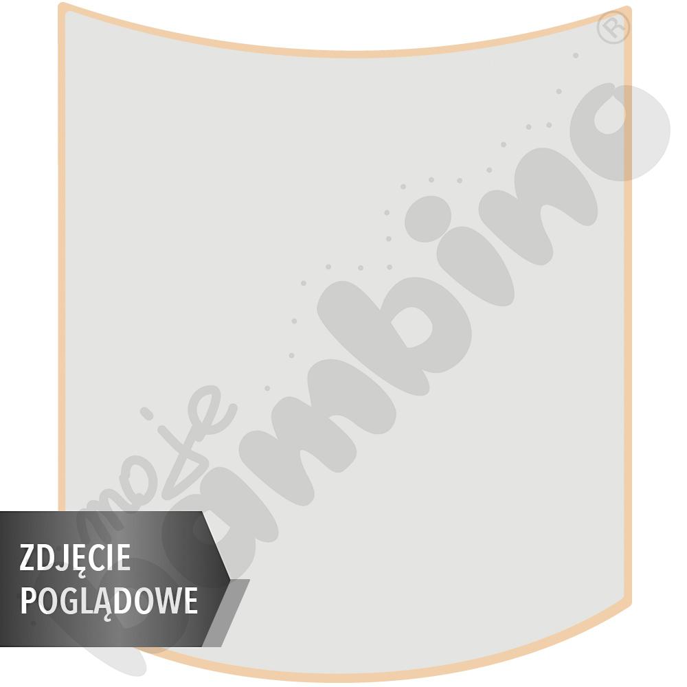 Stół Mila kwadrat falisty 70x72, blat HPL buk, narożniki zaokrąglone, rozm. 3