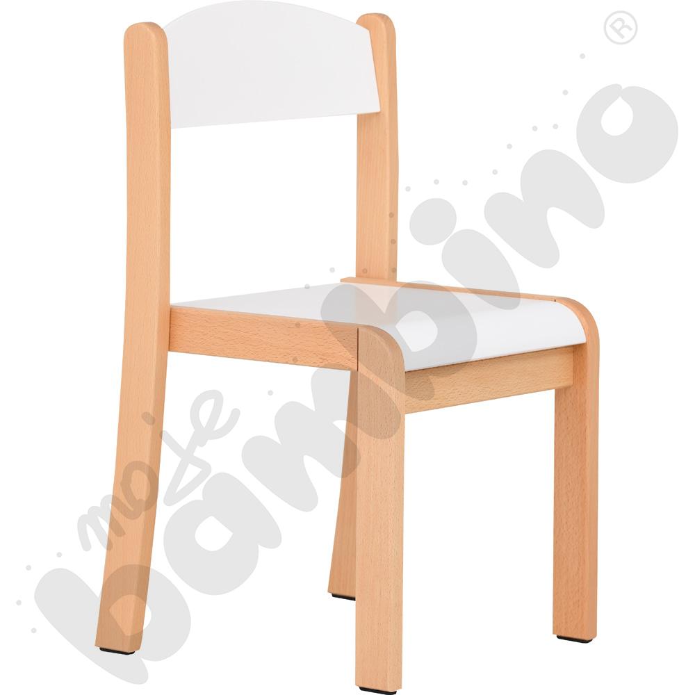 Krzesło Filipek PASTEL rozm. 4 białe
