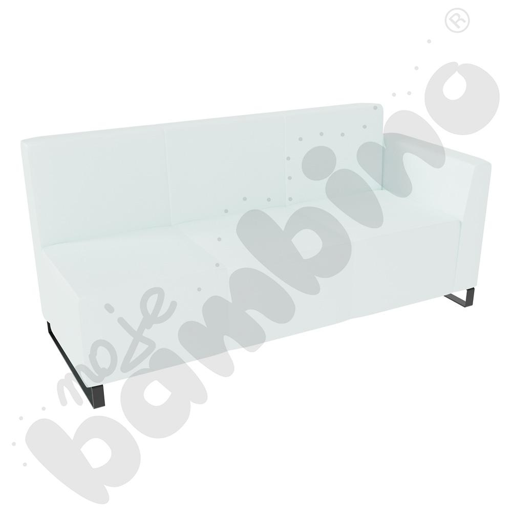Sofa Universum 3-os. wys. 82 cm, bok niski prawy, tkanina MT13