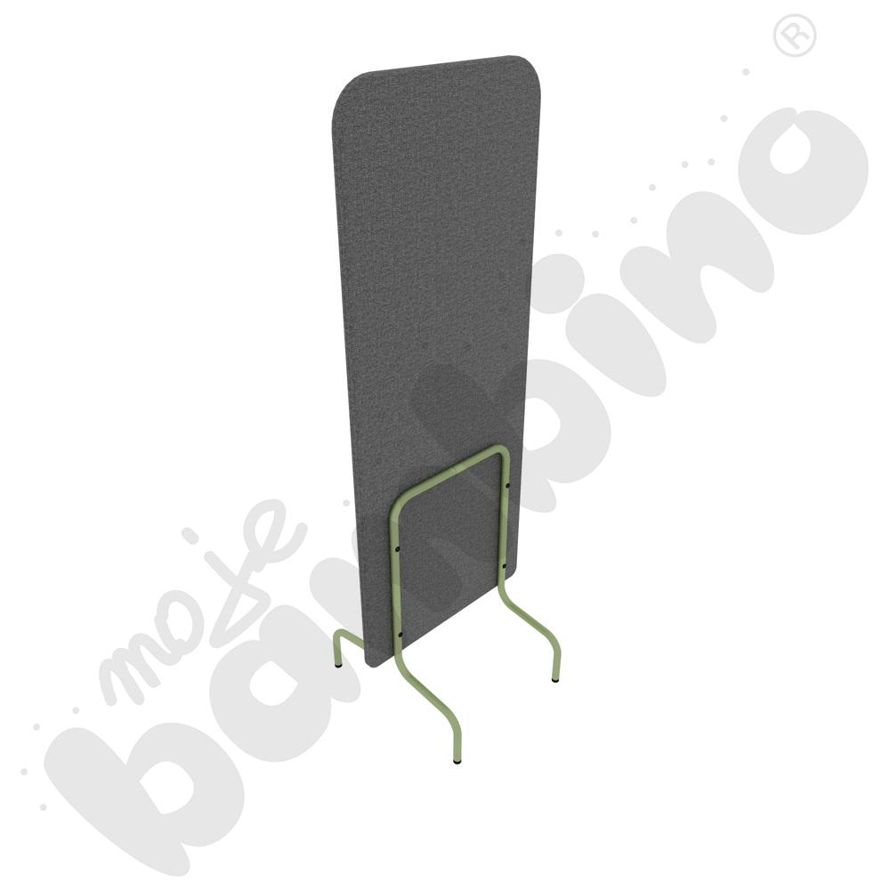 Parawan Versa 60x170 cm z plastikowymi stopkami, stelaż oliwkowy, tkanina RO39