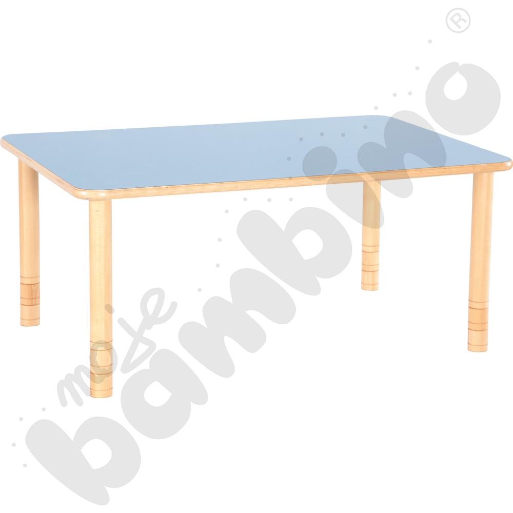 Stół Flexi prostokątny- niebieski