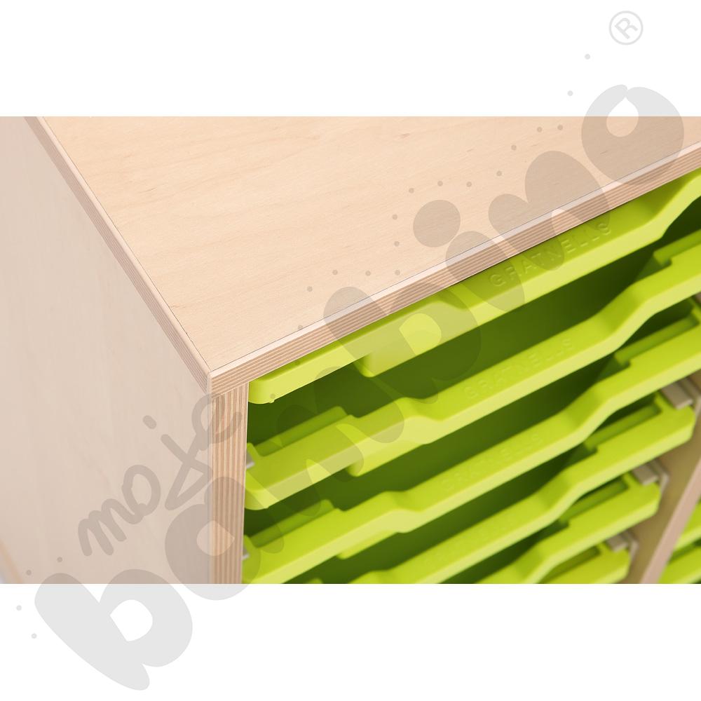 Szafka Flexi D na plastikowe pojemniki na cokole