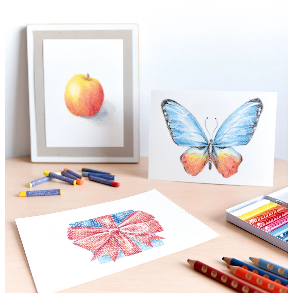 Zdjęcie kolorowych kredek