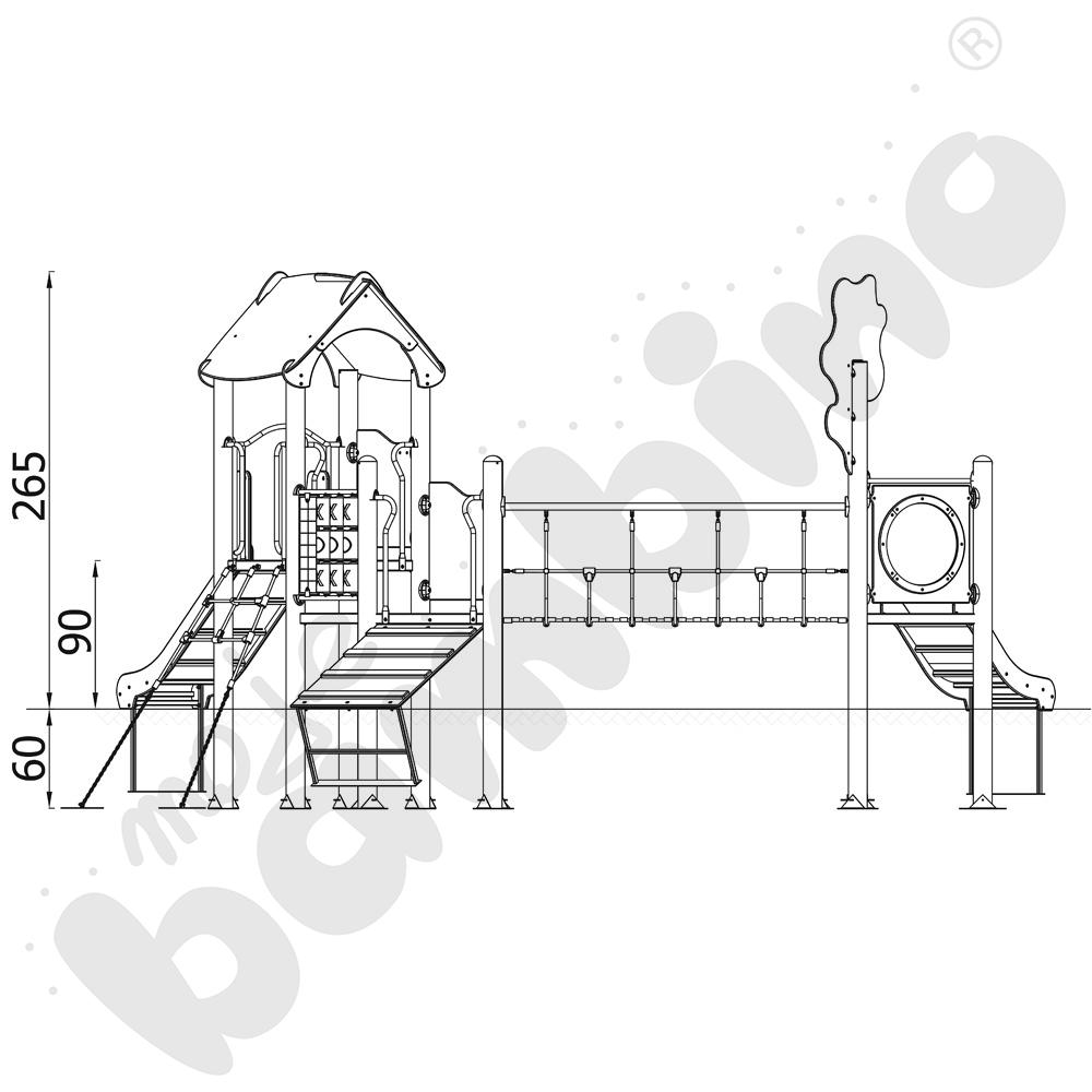 Orbis - zestaw 11373, metalowe słupy