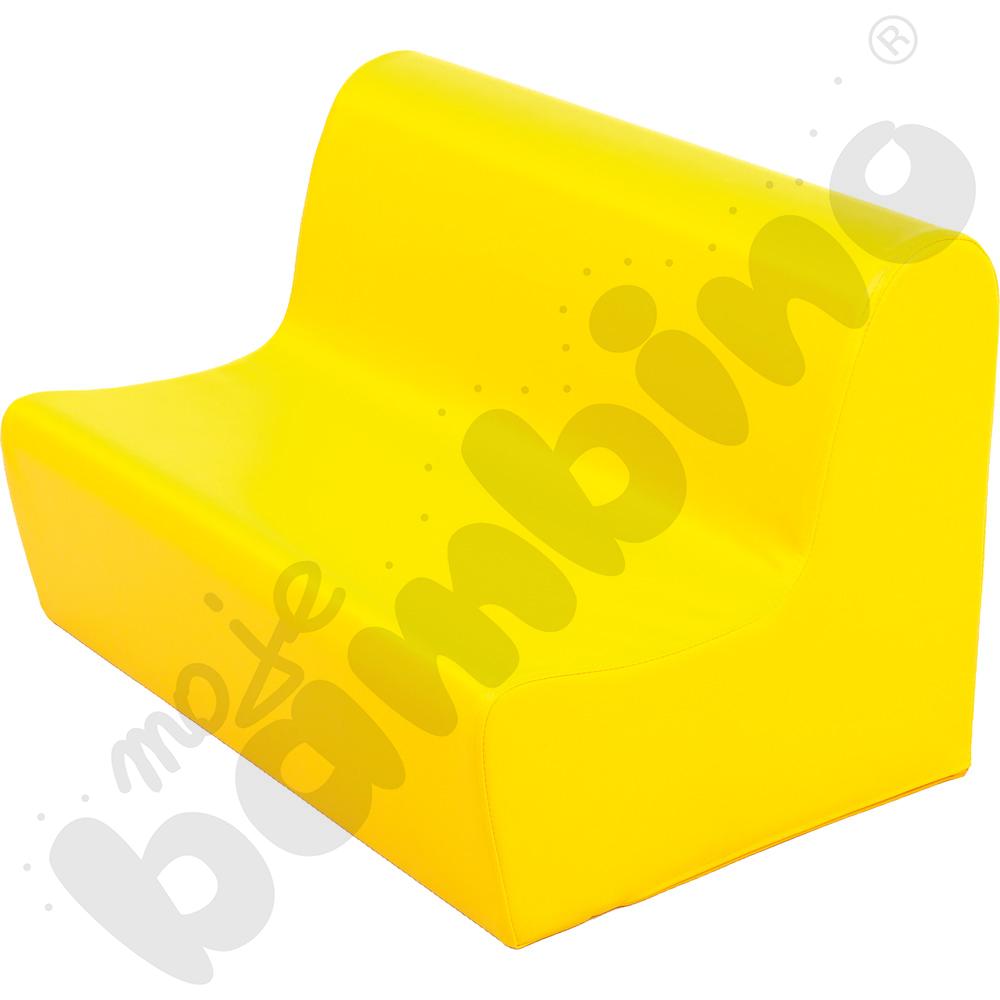 Mała kanapa żółta
