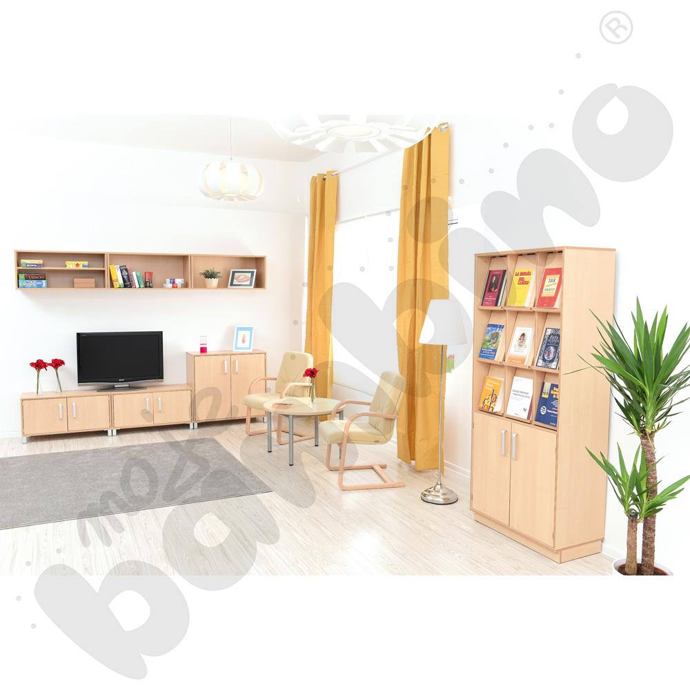 Biblioteczka Flexi ze schowkami Biblioteczka Flexi ze schowkami