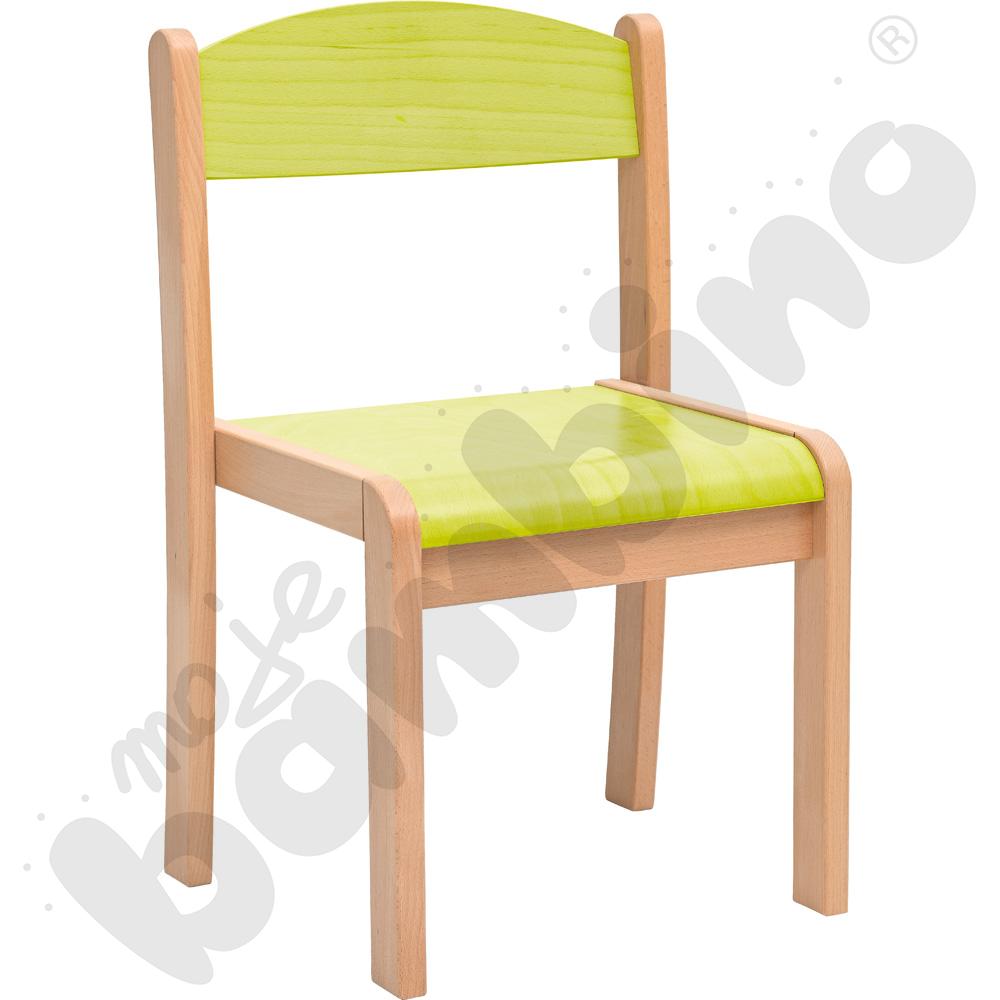 Krzesło Filipek PASTEL limonka, rozm. 3