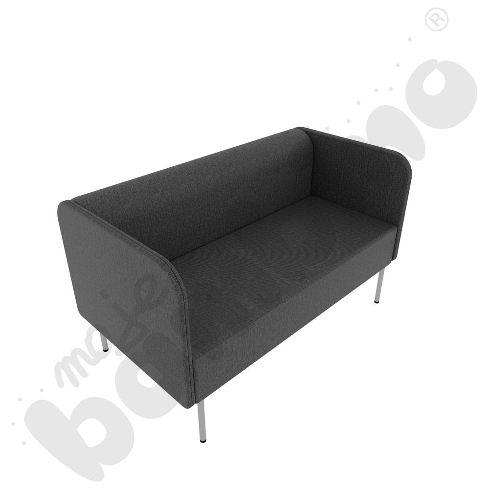 Sofa Versa 2-os. z filcowymi stopkami, stelaż jasnoszary, tkanina RO40 Sofa Versa 2-os. z filcowymi stopkami, stelaż jasnoszary, tkanina RO40