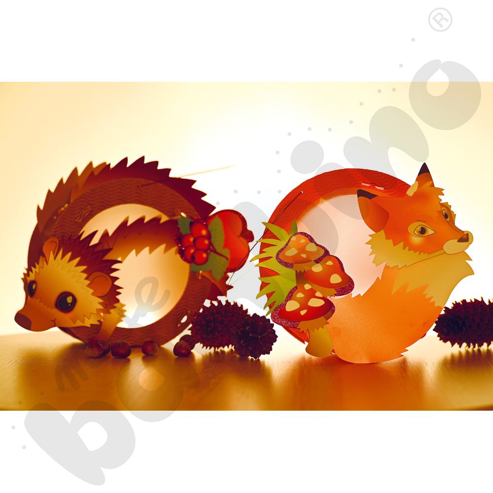 Papierowy lampion Jeż Papierowy lampion Jeż