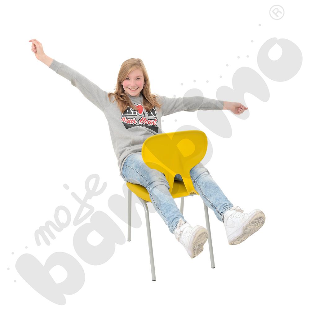 Krzesło Colores rozm. 6 żółte