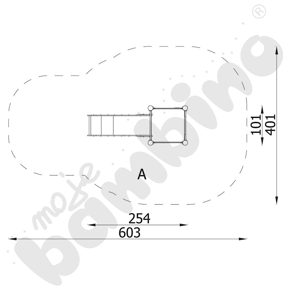 Orbis - platforma 1, metalowe słupy