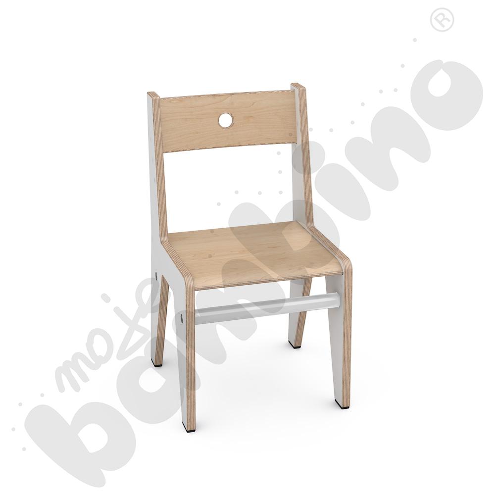 Białe krzesło FLO 26 cm