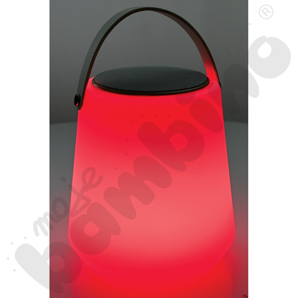 Lampa LED z głośnikiem przenośna 