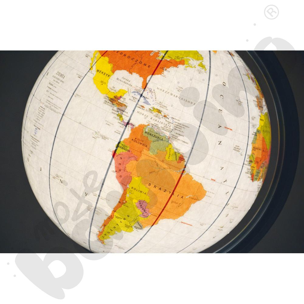 Globus konturowy podświetlany śr. 25 cm