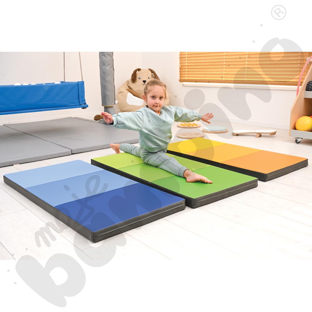 Materac 120 x 60 - odcienie zielonego