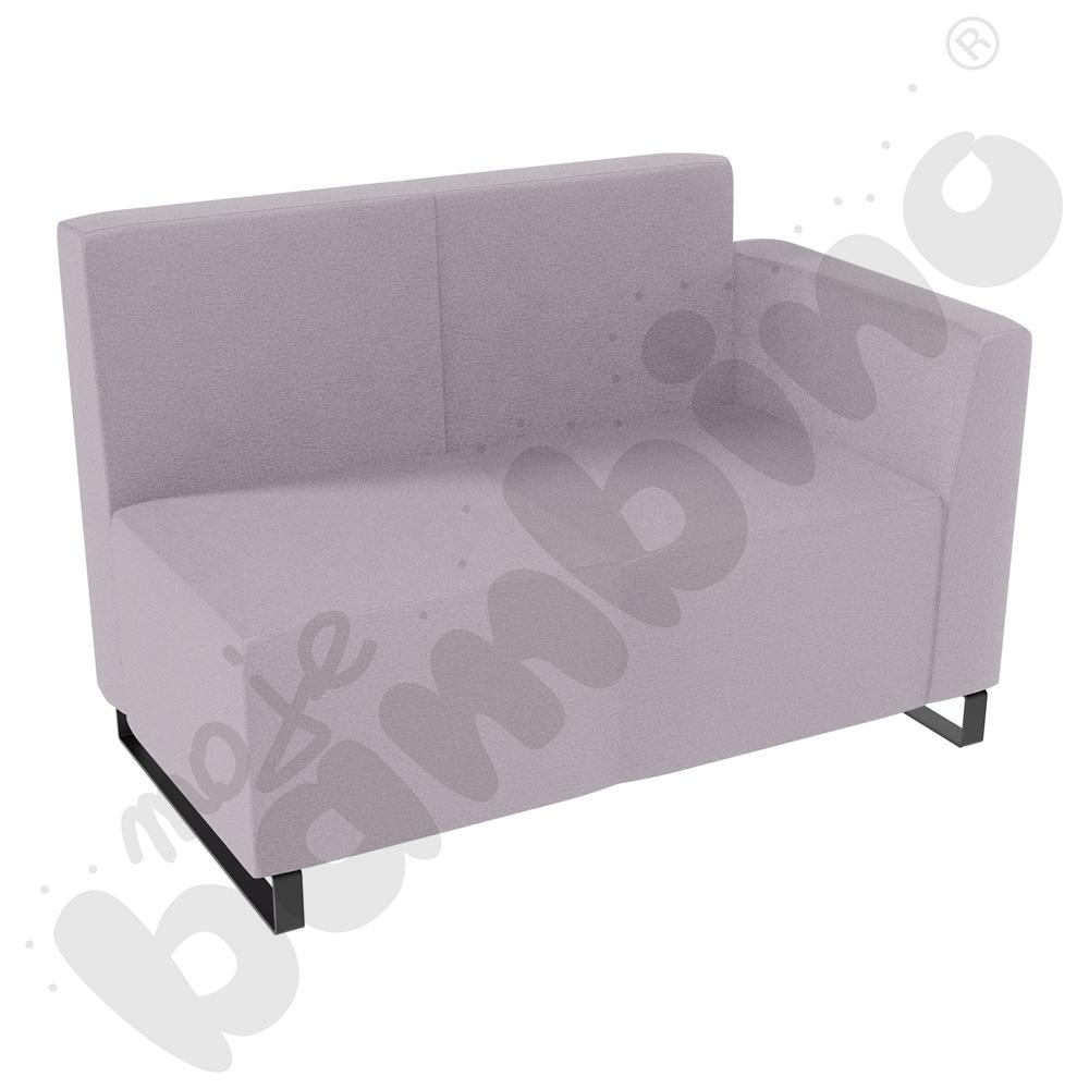 Sofa Universum 2-os. wys. 82 cm, bok niski prawy, tkanina KG21