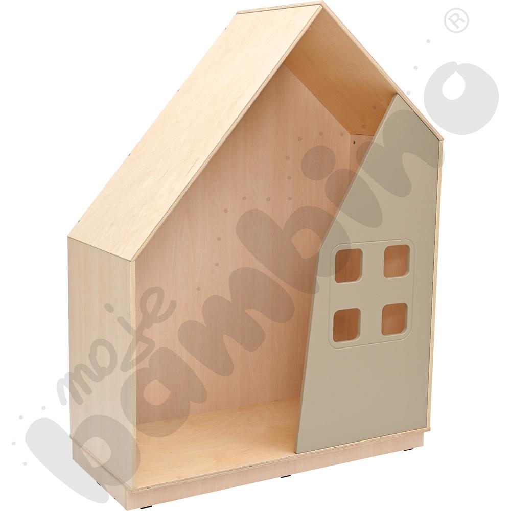 Quadro - szafka-domek - jasnobrązowa, skrzynia klon jasny
