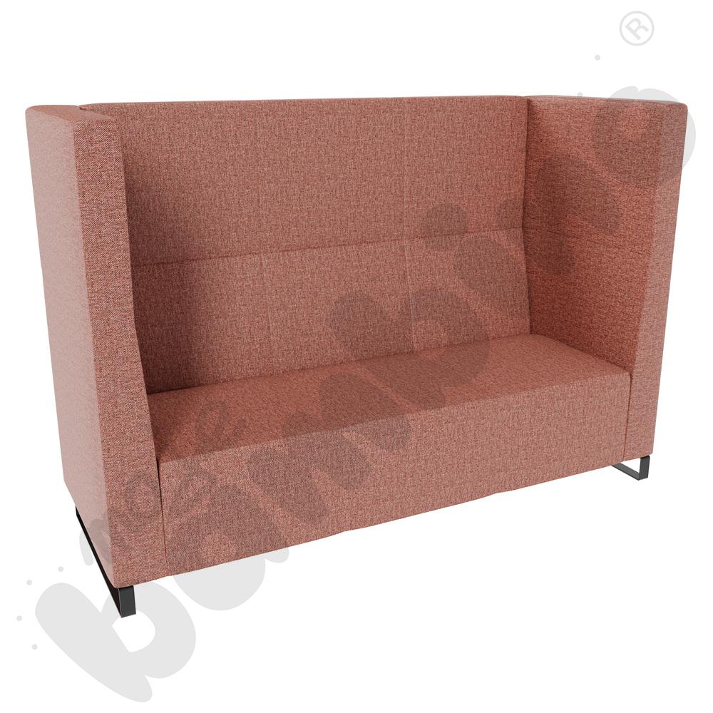 Sofa Universum 3-os. wys. 133 cm, 2 boki średnie, tkanina RO11