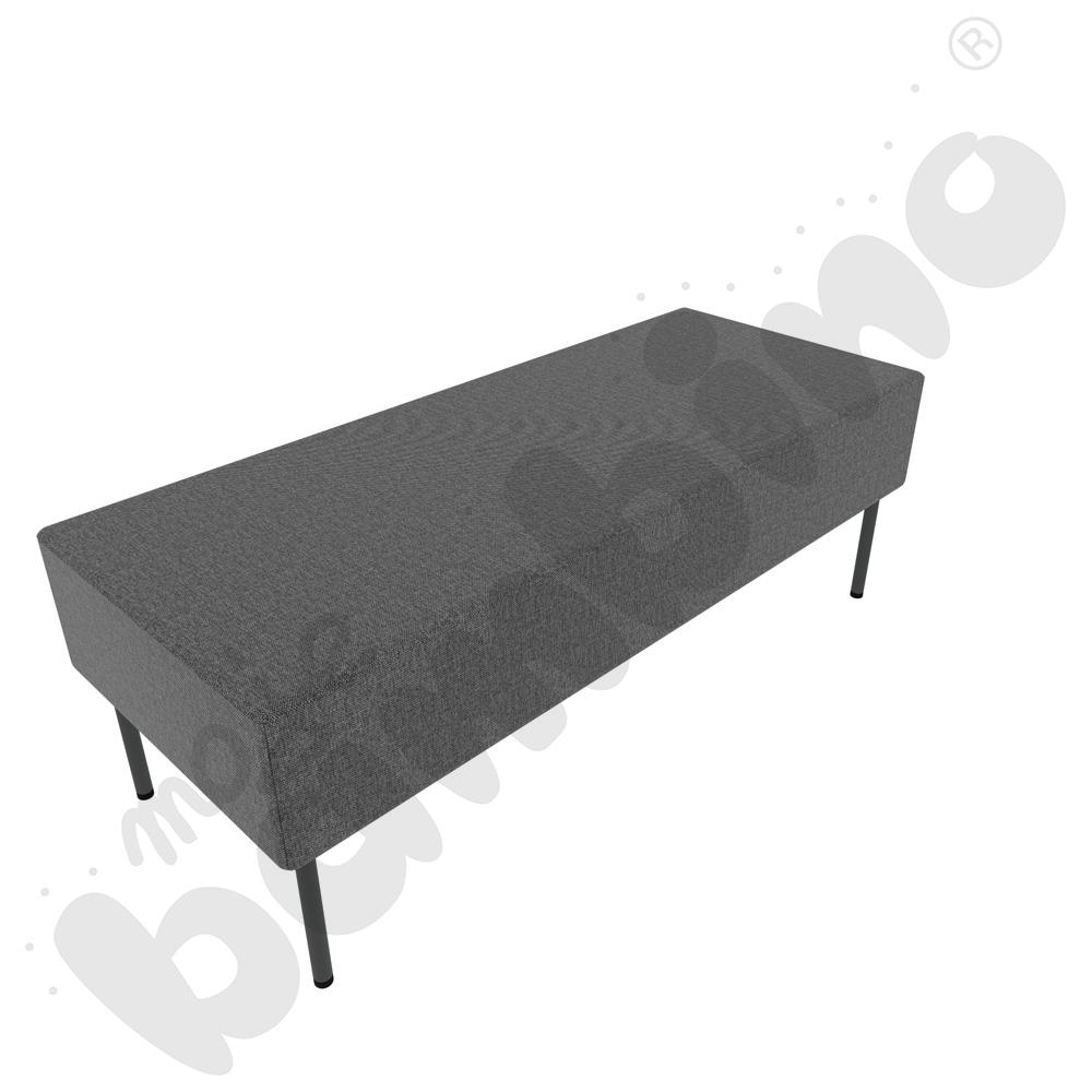 Pufa Versa 120 x 50 cm z plastikowymi stopkami, stelaż antracyt, tkanina RO39 Pufa Versa 120 x 50 cm z plastikowymi stopkami, stelaż antracyt, tkanina RO39