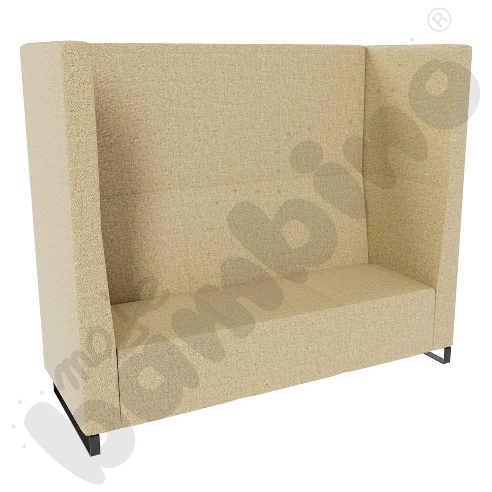 Sofa Universum 3-os. wys. 163 cm, 2 boki wysokie, tkanina RO09