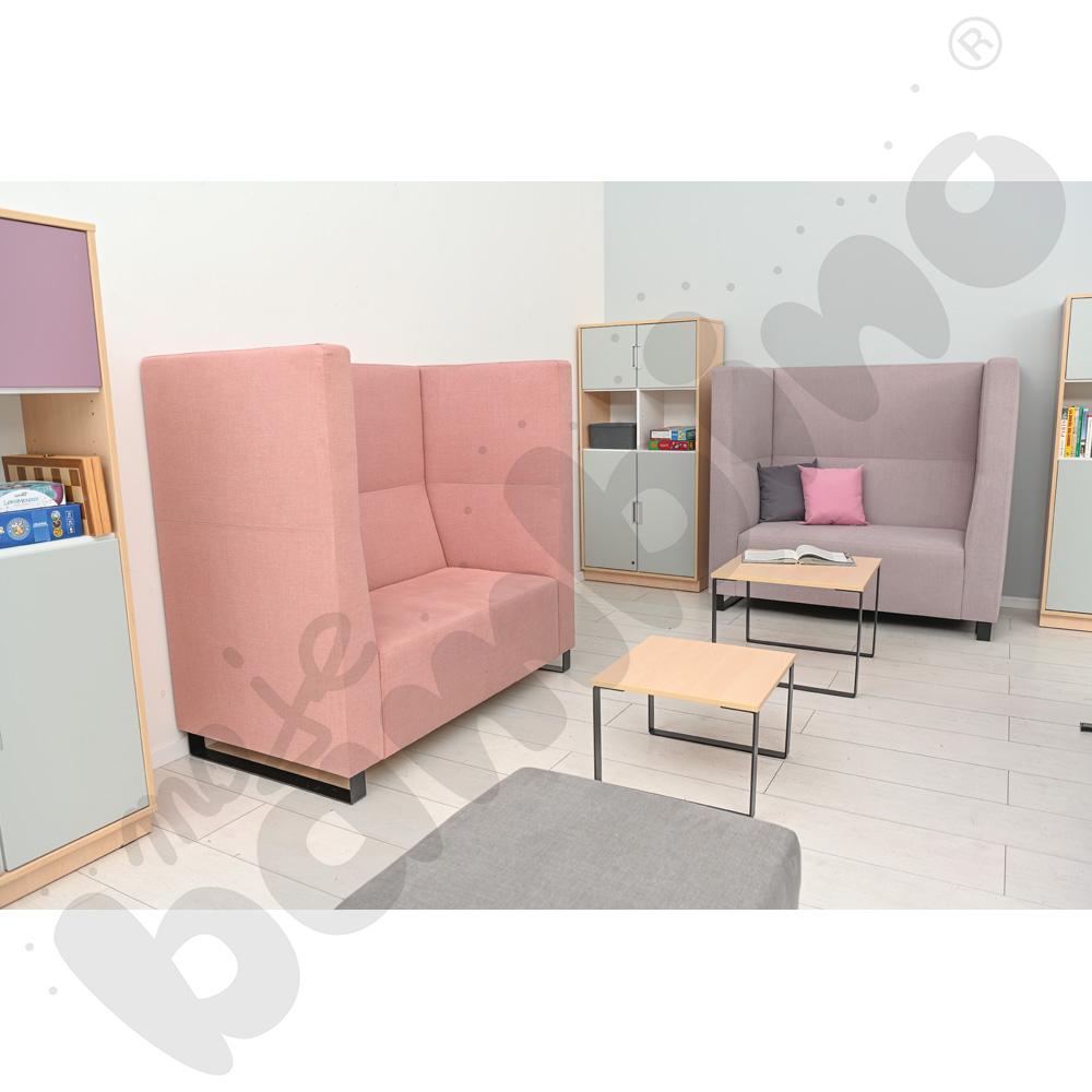 Sofa Universum 2-os. wys. 133 cm, 2 boki średnie, tkanina KG21
