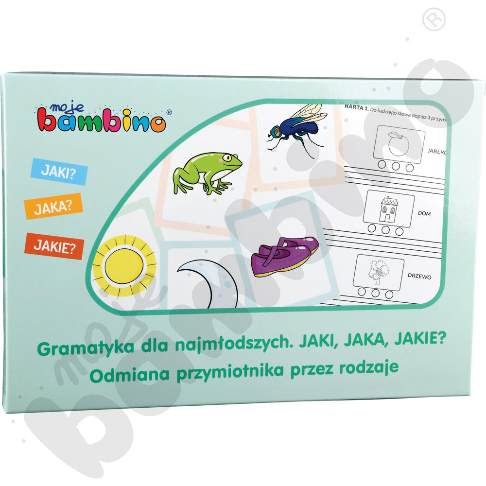 Gramatyka dla najmłodszych. JAKI, JAKA, JAKIE? Odmiana przymiotnika przez rodzaje. Gramatyka dla najmłodszych. JAKI, JAKA, JAKIE? Odmiana przymiotnika przez rodzaje.