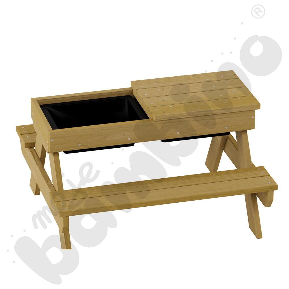 Ławkostół Terra z pojemnikami