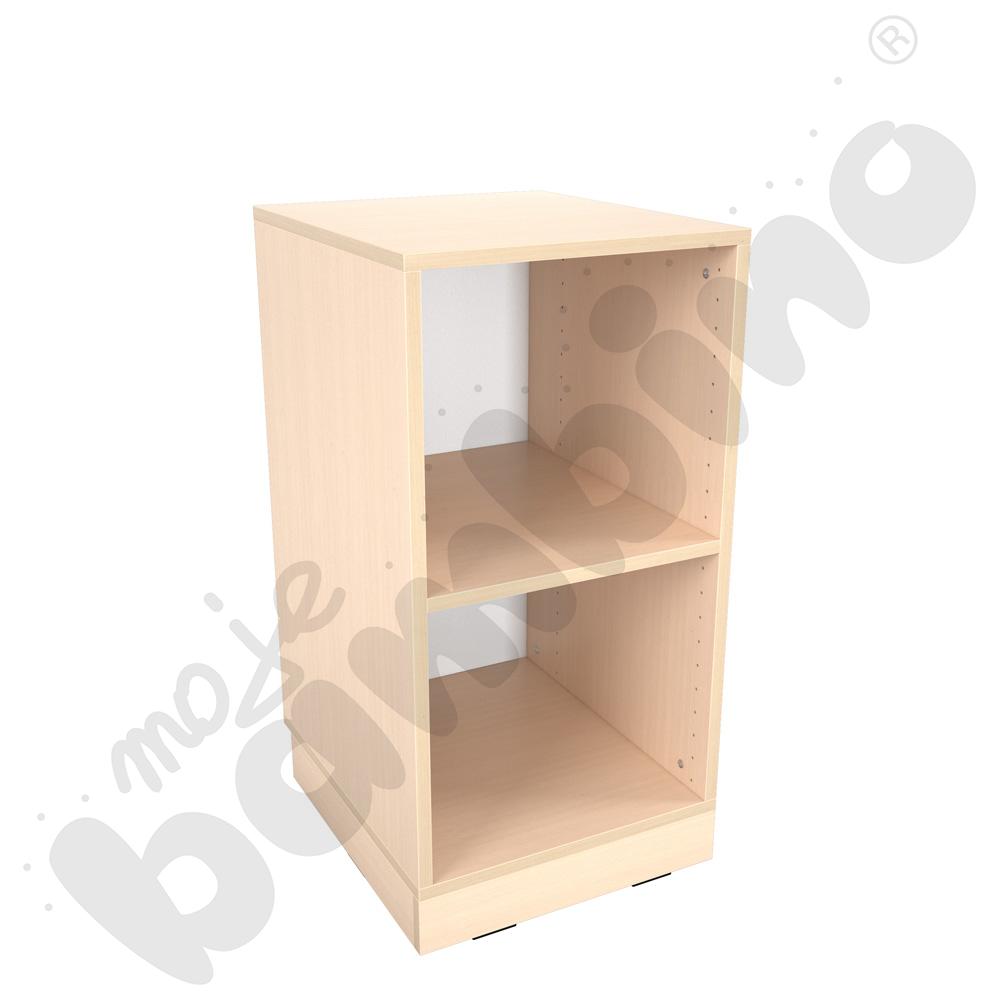 Słupek Grande M z półką głęboki - klon jasny