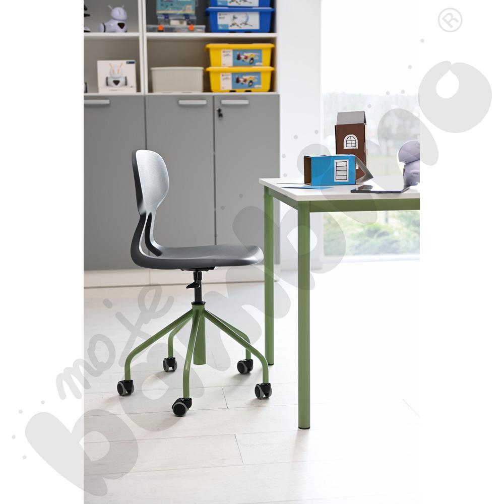 Krzesło obrotowe Piano - szaro-oliwkowe Krzesło obrotowe Piano - szaro-oliwkowe