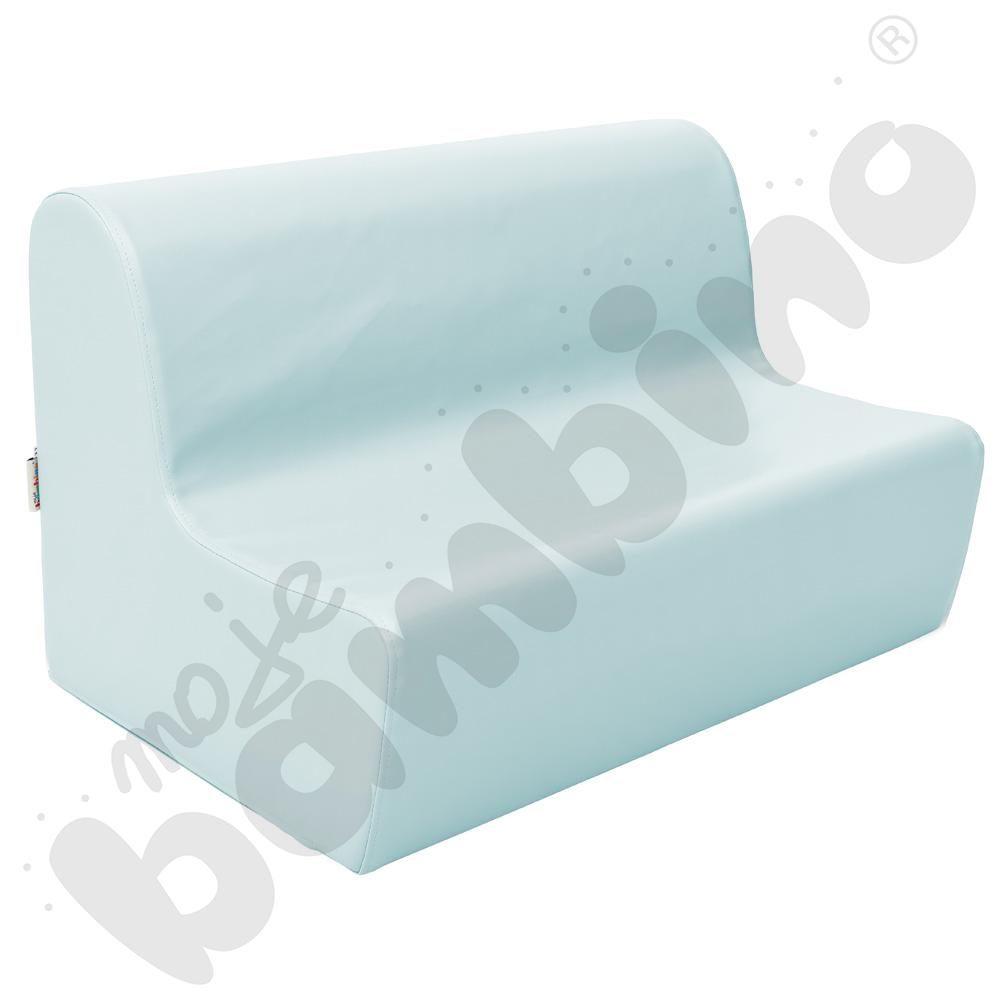 Mała kanapa błękitny pastel Mała kanapa błękitny pastel